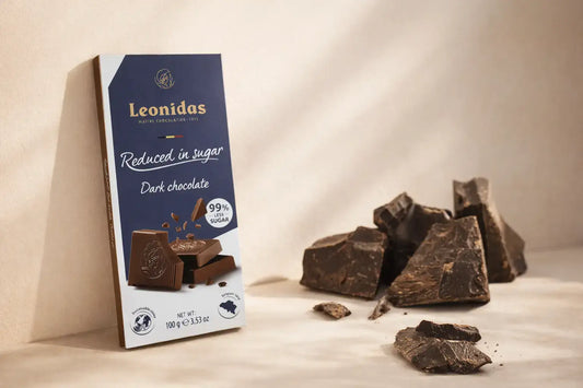 შავი შოკოლადი შემცირებული შაქრის შემცველობით, 100 გ
