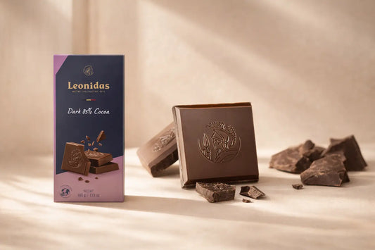 შავი შოკოლადის ფილა, 85% კაკაო, 100გრ