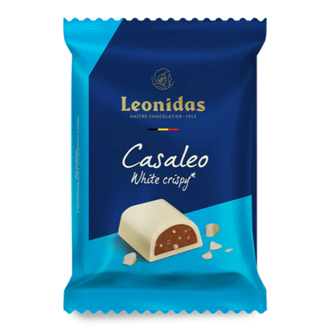 Casaleo – თეთრი შოკოლადის ფილა ხრაშუნა შიგთავსით, 75 გ